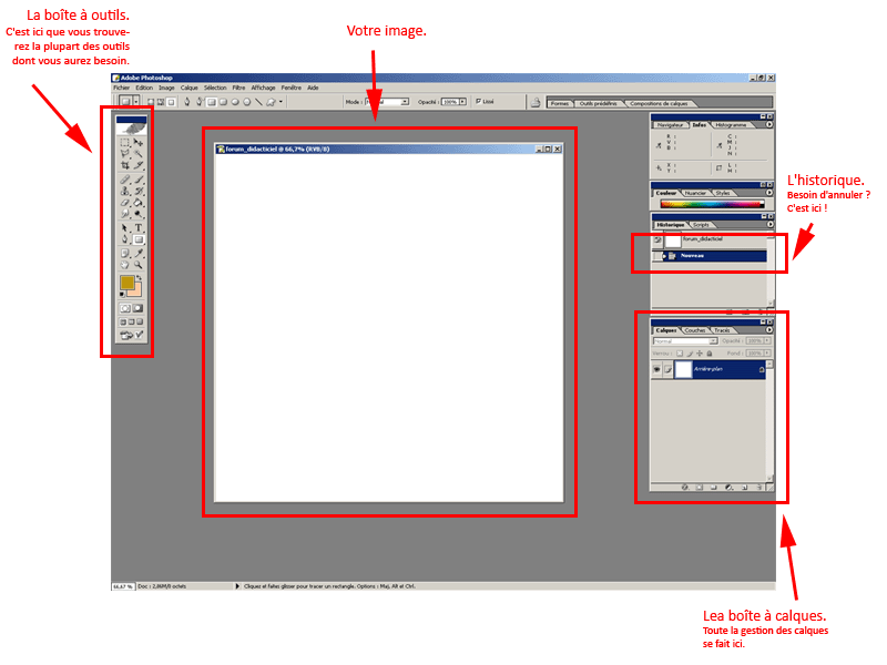 Votre espace de travail