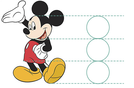 Proportions de Mickey
